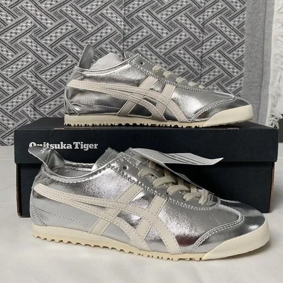 Asics Onitsuka Tiger Mexico 66 Silver Off White - Picture 6 of 6